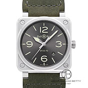 BELL&ROSS x&X BR03-92 Grey Lum BR03-92 O[ BR0392-GC3-ST/SCA O[