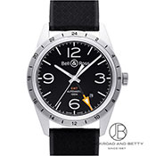 BELL&ROSS x&X Vintage BR123 GMT 24H Automatic Be[W BR123 GMT 24H VINTAGE BR123GMT-R ubN