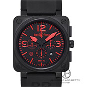 BELL&ROSS x&X BR01-94 Chronograph Red Limited Edition BR01-94 NmOt bh BR01-94 RED-R ubN