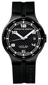 V܃|VFfUCX[p[Rs[ |VFfUCvRs[ YPorsche Design Flat Six Automatic Black PVD Steel Mens Watch Calendar 6351.43.04.1254