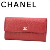 Vl z CHANEL A50084 Y01480 81665 z JA CAMELLIAS FLAP WALLET fB[X RED bh 