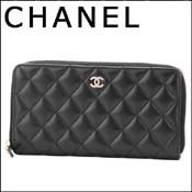 Vl z(Eht@Xi[) CHANEL A50097 Y08140 C3906 z }gbZ MATELASSE ZIPPED WALLET fB[X BLACK ubN 