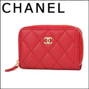 Vl RCP[X CHANEL A69271 Y04059 2B769 z }gbZ MATELASSE COIN PURSE fB[X RED bh 