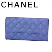 Vl z CHANEL A82127 Y25269 0A728 z }gbZ MATELASSE METALLIC CALFSKIN FLAP WALLET fB[X BLUE u[ 