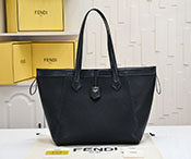 フェンディ バッグ コピー フェンディ バッグ アウトレット Fendi Origami ラージ ブラックレザー 変形バッグ ブラック 8BH415APZAF0KUR レザー ゴールド金具 FENDI2024025