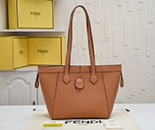 フェンディ バッグ コピー フェンディ バッグ アウトレット Fendi Origami ミディアム 変形バッグ ブラウン 8BH414APZAF11WS レザー ゴールド金具 FENDI2024030