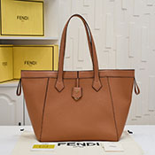フェンディ バッグ コピー フェンディ バッグ アウトレット Fendi Origami ラージ 変形バッグ ブラウン 8BH415APZAF0KUR レザー ゴールド金具 FENDI2024031