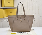 フェンディ バッグ コピー フェンディ バッグ アウトレット Fendi Origami ラージ 変形バッグ グレー 8BH415APZAF0KUR レザー ゴールド金具 FENDI2024037