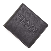 格安！激安！フェンディスーパーコピー フェンディ財布コピー FENDI 2つ折り財布 ブラック メンズ 7m0169 adp7 f0kur