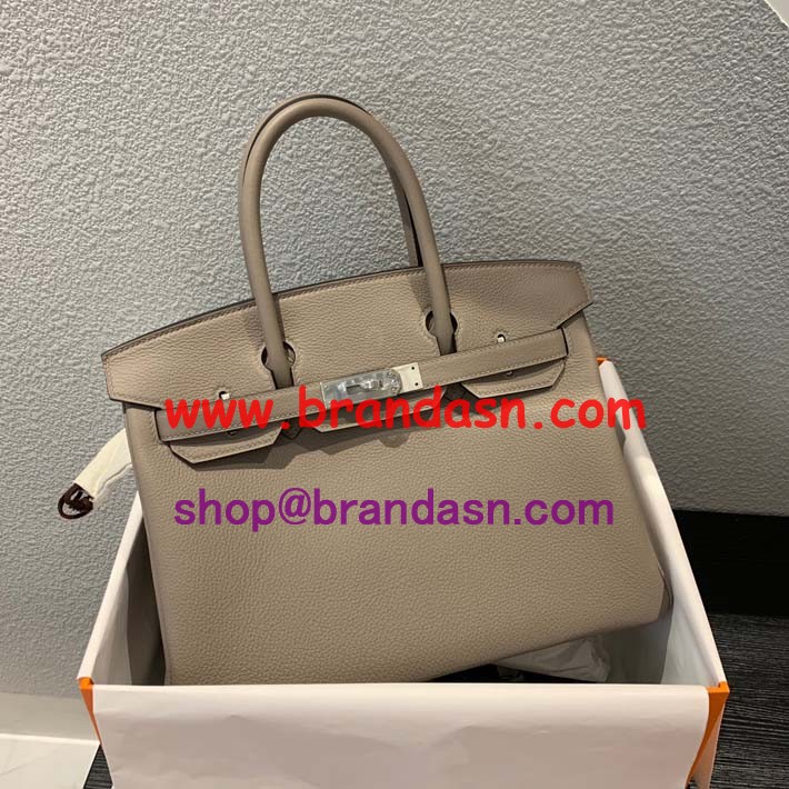 エルメス バーキン30 トゥルティエールグレー トゴ シルバー金具