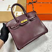 ōGXRs[ HERMES@o[L 30cm@{h[ Bordeaux(57)@{bNXJ[t@S[h hermes-OFF08-690