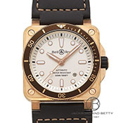 BELL&ROSS ベル&ロス BR03-92 Diver White Bronze Limited Edition BR03-92 ダイバー ホワイト ブロンズ リミテッド BR0392-D-WH-BR/SCA アイボリー