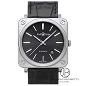 BELL&ROSS x&X BR S-92 BLACK STEEL BR S-92 ubNX`[ BRS92-BL-ST ubN