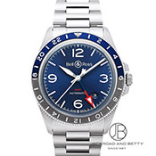 BELL&ROSS x&X BRV2-93 GMT 24H Automatic BRV2-93 GMT 24H I[g}eBbN BRV293-BLU-ST/SST u[