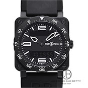 BELL&ROSS x&X BR-03 Type Aviation BR03 ^Cv ArG[V BR03-AVIATION-CFB-R