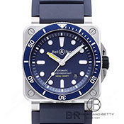 BELL&ROSS x&X BR03-92 Diver BR03-92 _Co[ BR0392-D-BU-ST/SRB u[