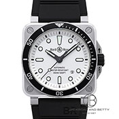 BELL&ROSS x&X BR03-92 Diver BR03-92 _Co[ BR0392-D-WH-ST/SRB zCg