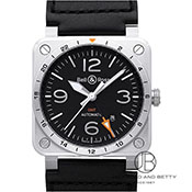 BELL&ROSS ベル&ロス BR03-93 GMT BR0393-GMT-ST/SCA ブラック