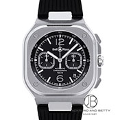 BELL&ROSS x&X BR05 Chrono Black Steel BR05 Nm ubNXeB[ BR05C-BL-ST/SRB ubN