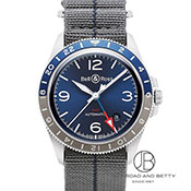 BELL&ROSS x&X BRV2-93 GMT 24H Automatic BRV2-93 GMT 24H I[g}eBbN BRV293-BLU-ST/SF u[