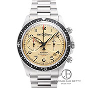 BELL&ROSS x&X BRV2-92 Military Beige Chronograph BRV2-92 ~^[ x[W NmOt BRV294-BEI-ST/SST x[W