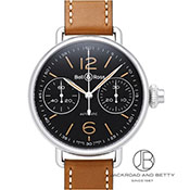 BELL&ROSS x&X WW1 Chronograph Monopoussoir WW1 NmOt mvbV[ V-WW1-MONO-HERI-CA ubN