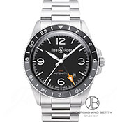 BELL&ROSS x&X BRV293 GMT 24H Automatic BRV293 GMT 24H I[g}eBbN BRV293-BL-ST/SST ubN