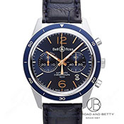 BELL&ROSS x&X Vintage BR126 Aeronavale Be[W BR126 AGio BRV126-BLU-ST/SCR u[