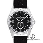 BELL&ROSS x&X Vintage BR123 Black & Silver Be[W BR123 ubN&Vo[ BRV123-BS-ST/SF ubN