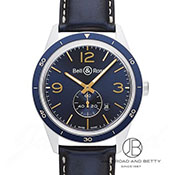 BELL&ROSS x&X Vintage BR123 Aeronavale Be[W BR123 AGio BRV123-BLU-ST/SCA u[