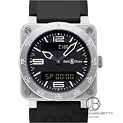 BELL&ROSS x&X BR03 Type Aviation BR03 ^Cv ArG[V BR03-AVIATION-R ubN