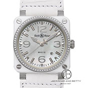 BELL&ROSS x&X BR03-92 White Ceramic & Diamond BR03-92 zCgZ~bN _Ch BR0392WCD-CA zCg