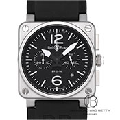 BELL&ROSS x&X BR03-94 Chronograph BR03-94 NmOt BR03-94B-R ubN