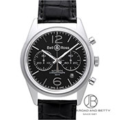 BELL&ROSS x&X BR126 Vintage Officer Black BR126 Be[W ItBT[ ubN BR126 OFFICER BLACK ubN