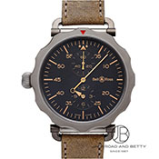 BELL&ROSS x&X Vintage WW2 Bomber Regulateur Be[W WW2 {o[ M[^[ V-WW2-REG-HERI-CA ubN