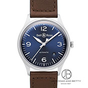 BELL&ROSS x&X Vintage BRV1-92 Blue Steel Be[W BRV1-92 u[X`[ BRV192-BLU-ST/SCA u[