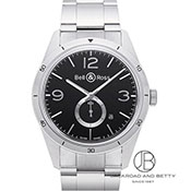 BELL&ROSS x&X Vintage BR123 Black & Silver Be[W BR123 ubN&Vo[ BRV123-BS-ST/SST ubN