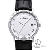 BLANCPAIN up Villeret Ultra Slim Second Hand Date B I[g}eBbN 6651-1127-55B zCg