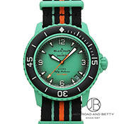 BLANCPAIN up Blancpain x Swatch Bioceramic Scuba Fifty Fathoms Collection "Indian Ocean" XEHb` oCIZ~bN XN[o tBteB t@]X CfBA I[V SO35I100 O[