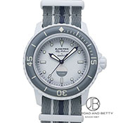 BLANCPAIN up Blancpain x Swatch Bioceramic Scuba Fifty Fathoms Collection "Antarctic Ocean" XEHb` oCIZ~bN XN[o tBteB t@]X A^[NeBbN I[V SO35S100 zCg