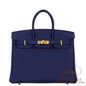 GX HERMES@o[L 25cm [Birkin 25cm]@gS@u[AN [BLEU ENCRE(M3)]y2018NH~VFz@S[h