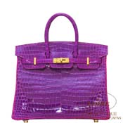 GX HERMES@o[L 25cm [Birkin 25cm]@|TX@Eg@CIbg~[YVFwU[h [ULTRAVIOLET(5L)/ROSE SHEHERAZADE(J5)]@S[h