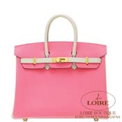 GX HERMES@o[L 25cm [Birkin 25cm]@p[\iI[_[@Gv\@[YAU~N [ROSE AZALLE(8W)/CRAIE(10)]@}bgS[h
