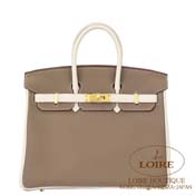 GX HERMES@o[L 25cm [Birkin 25cm]@p[\iI[_[@gS@GgD[v~N [ETOUPE(18)/CRAIE(10)]@}bgS[h