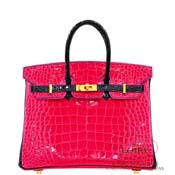 GX HERMES@o[L 25cm [Birkin 25cm]@p[\iI[_[@AQ[^[@u[QrA~N [BOUGAINVILLIER(A5)/NOIR(89)](u[TtB[Xeb`)@S[h