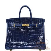 GX HERMES@o[L 25cm [Birkin 25cm]@jeBJX@u[TtB[ [BLEU SAPHIR(73)]@S[h
