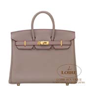 GX HERMES@o[L 25cm [Birkin 25cm]@p[\iI[_[@gS@OAXt@g~[YeBA [GRIS ASPHALTE(M8)/ROSE TYRIEN(E5)]@S[h