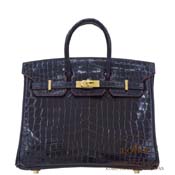 GX HERMES@o[L 25cm [Birkin 25cm] RgD[@jeBJX@u[} [BLEU MARINE(78)]@S[h