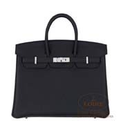 GX HERMES@o[L 25cm [Birkin 25cm]@gS@N [NOIR(89)]@Vo[