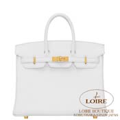 GX HERMES@o[L 25cm [Birkin 25cm]@p[\iI[_[@N}X@V [BLANC(01)]@S[h